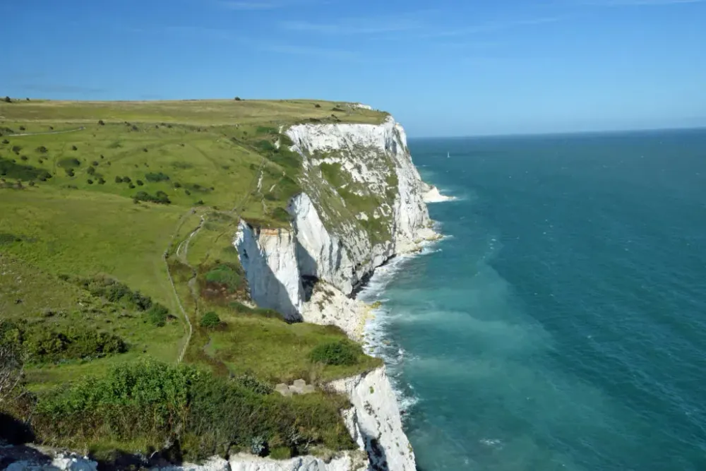 white cliffs of dover.